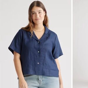 Quince 100% European Linen Short Sleeve Shirt
